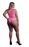 Turtle Neck and High Waist Slip  XL/XXXXL