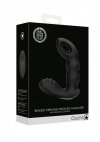 Beaded Vibrating Prostate Massager with Remote Control - Black