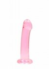 REALISTYCZNE DILDO ANALNE NA PRZYSSAWCE RÓŻOWE 17,8 CM