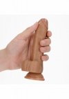 Zakrzywiony penis dildo na przyssawce 15 cm