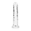 Realistyczne transparentne dildo na przyssawce  14,5 cm