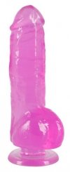 Grube dildo żelowe na przyssawce 22 x 4.7 cm