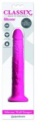 Silikonowy naturalny wibrator na przyssawce 19 cm