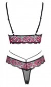 Koronkowy komplet sex bielizny Cottelli L