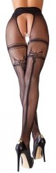 Sex rajstopy z dziurką odkryte Cottelli L/XL