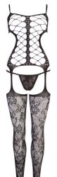 Uwodzicielski bodystocking seksowny kombinezon S-L