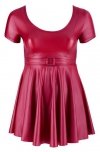 Bordowa rozkloszowana sukienka bdsm Cottelli 3XL