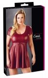 BORDOWA ROZKLOSZOWANA SUKIENKA BDSM COTTELLI 4XL