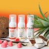Rozgrzewający olejek do masażu erotycznego Let's Travel! 3 x 30ml