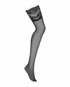 Obsessive 810-STO-1 pończochy czarne  S/M