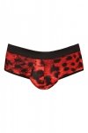 Męskie seksowne jockstrapy bokserki panterka Savage jock bikini XXXL