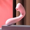 Wearable sucking vibrator