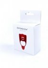 Wibrator silicone ring blue usb 7 function + electro stim / remote control