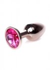 Korek analny z diamentem Jewellery Red Gold PLUG- Pink