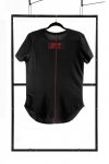 T-shirt men black L fashion