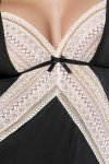 Bielizna Connie chemise black L/XL - Casmir