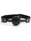 Knebel kulka do ust black breathable ball gag