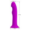 Wibrujące dildo na przyssawce Pretty Love - Murray 