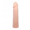 Miękka cielista nakładka przedłużka penisa  12cm / 18cm (+6cm)