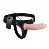 Żylaste dildo przedłużka proteza penisa strap on z funkcją wibracji