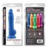 Dildo do pochwy i anala Rick.G niebieski 22cm