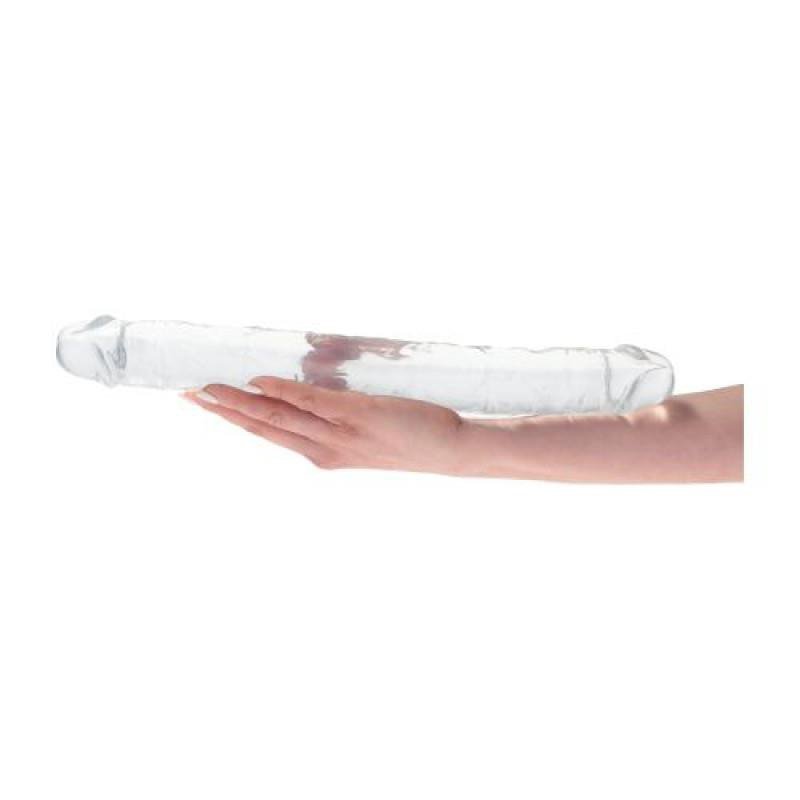 Bardzo długie podwójne realistyczne lesbijskie dildo 48 cm