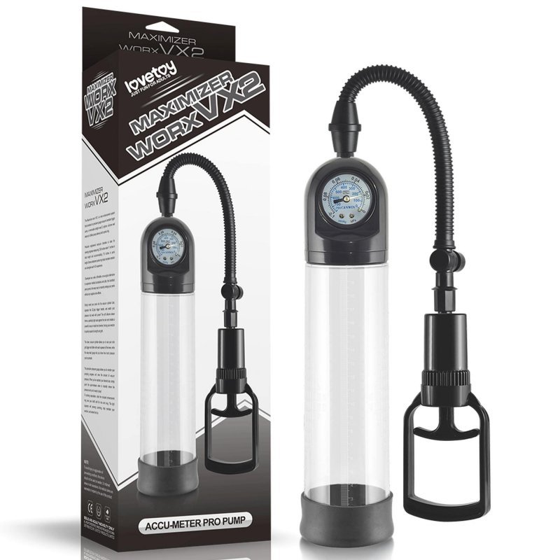 Pompka powiększająca penisa Maximizer Worx VX2 z manometrem