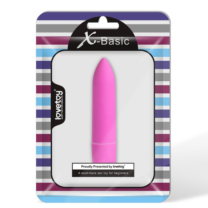 Wibrator pocisk X-Basic Bullet Long one speed Black