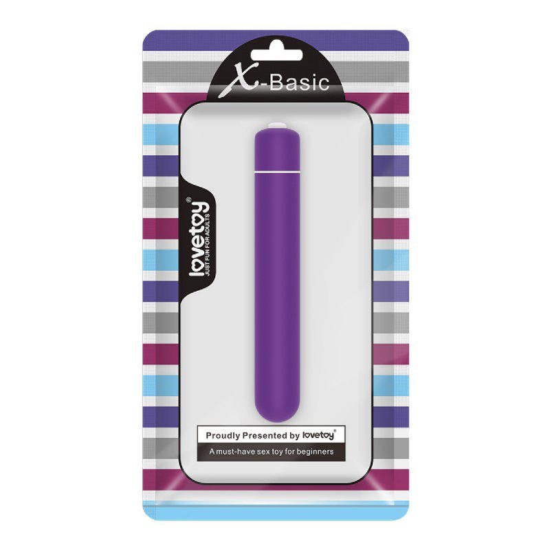 Mały mini wibrator kieszonkowy X-Basic Bullet 10 prędkości