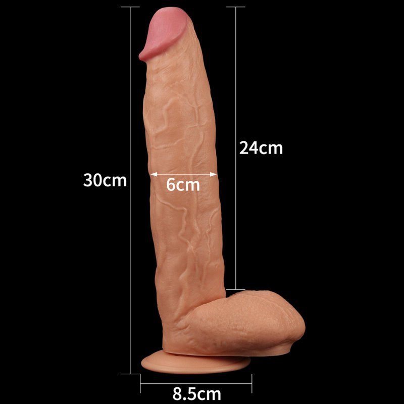 Legendarne wielkie dildo King Sized Realistic Dildo 27cm