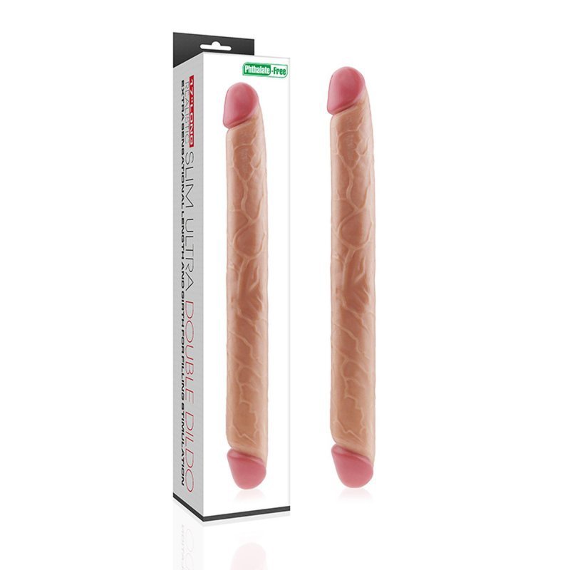 Dildo King size podwójne Realistic Slim Ultra Double Dildo 43cm
