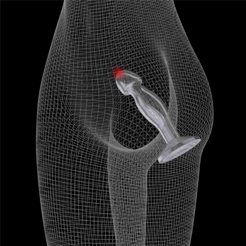 Przeźroczysty korek analny flawless clear prostate plug 6.5''
