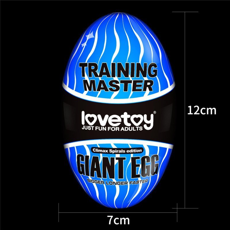 Masturbator dla niego Giant Egg Climax Spirals Edition