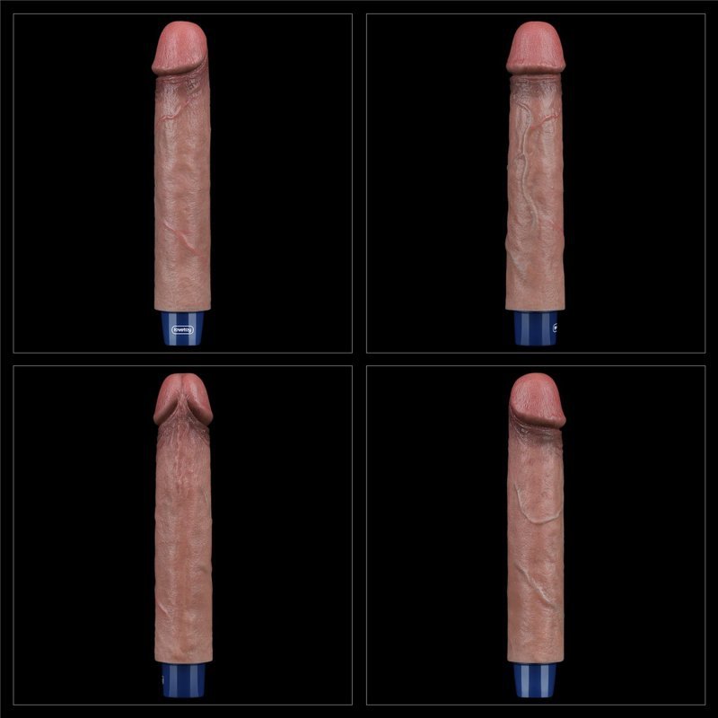 Realistyczne wibrujące dildo jak prawdziwy penis 23 cm