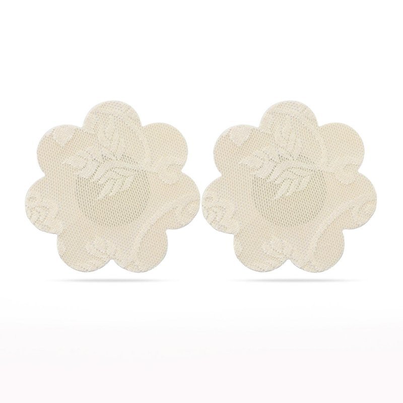 Nasutniki na piersi serce kwiatek (2 pack)