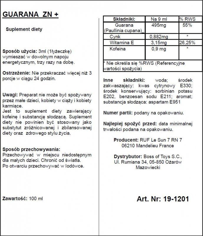 krople podniecające