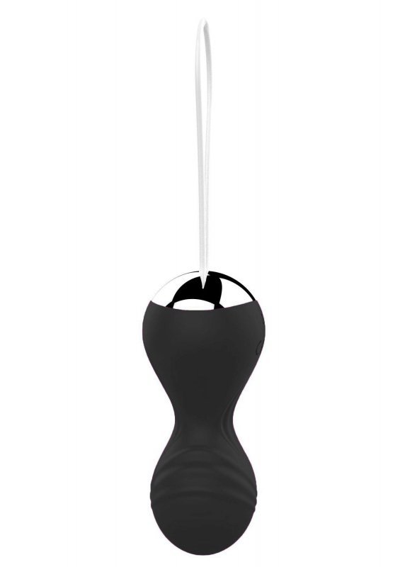 Kulki vibrating silicone kegel balls usb 10 function / remote control -black