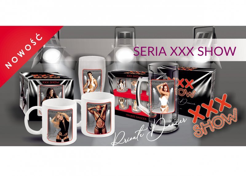XXX Show zestaw 6 kieliszków 35ml mężczyźni