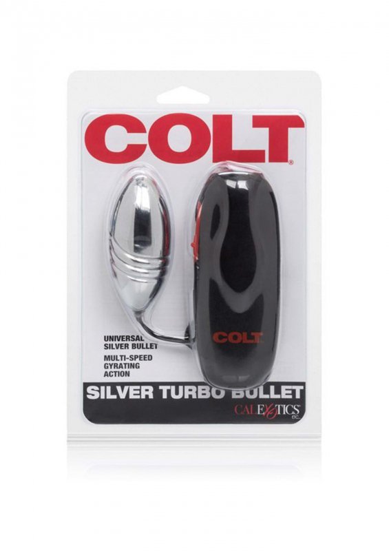 Jajko wibr Colt turbo bullet silver