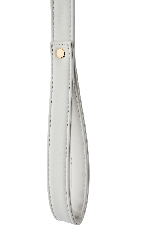 Biała elegancka obroża + smycz Blaze Elite