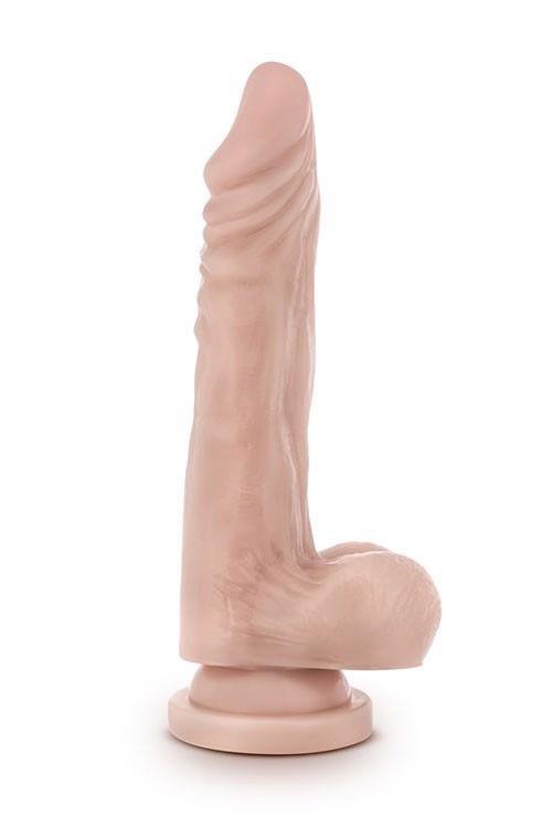 Realistyczne dildo na przyssawce żylasty penis 21,5 cm