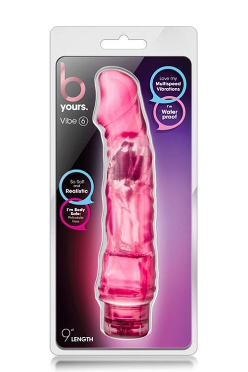 Żelowe realistyczne dildo rożowe 23 cm