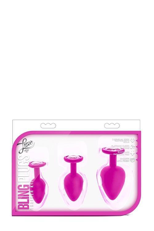 Zestaw Luxe bling plugs training kit pink