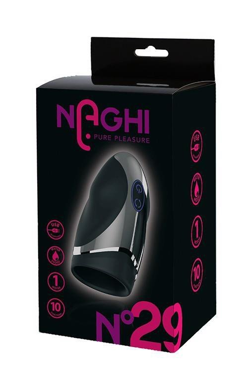 Masturbator Naghi no.29 rechargeable penis head vibe