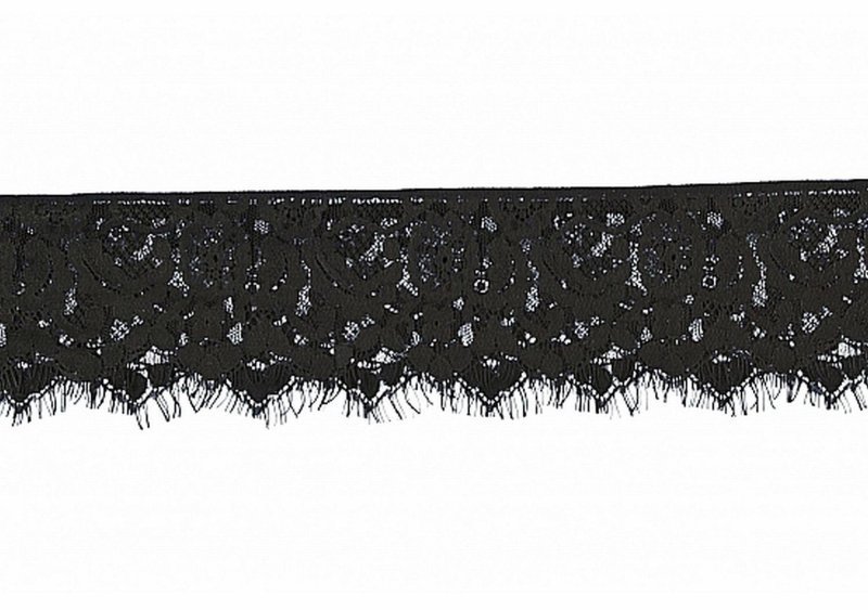 Mystère lace mask - black