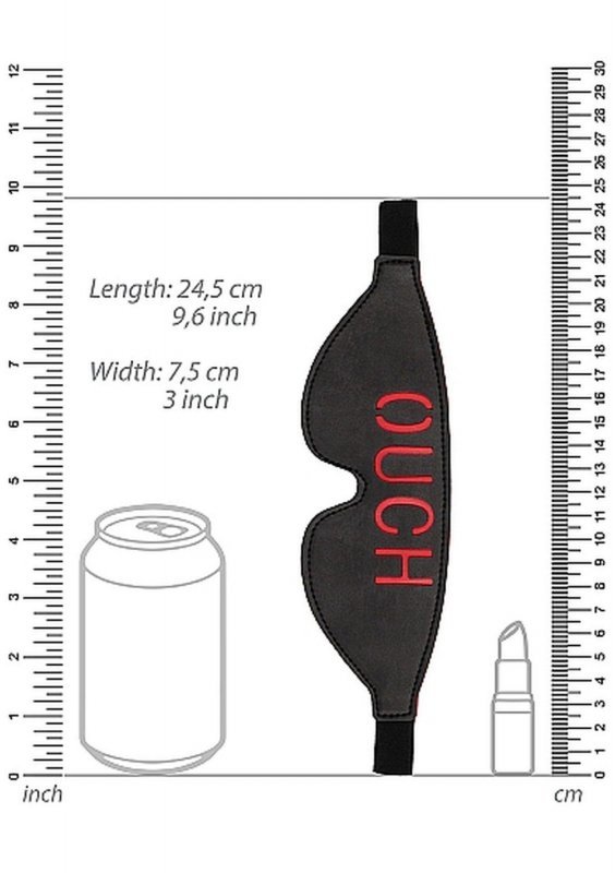 Sexy maska na oczy z napisem ouch