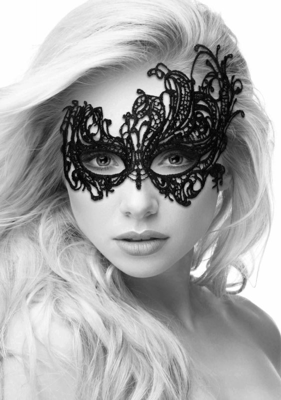 Lace Eye Mask - royal