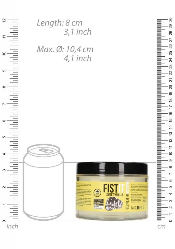 Extra thick lubricant - vanilla - 17 fl oz / 500 ml