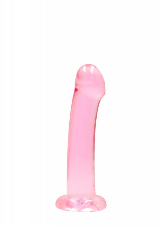 REALISTYCZNE DILDO ANALNE NA PRZYSSAWCE RÓŻOWE 17,8 CM