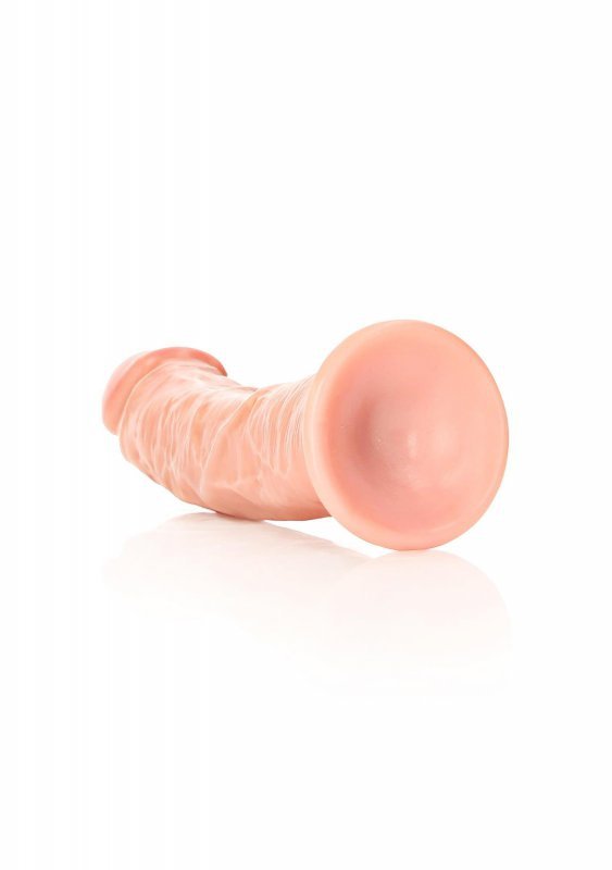Zakrzywiony penis dildo na przyssawce  17,8 cm